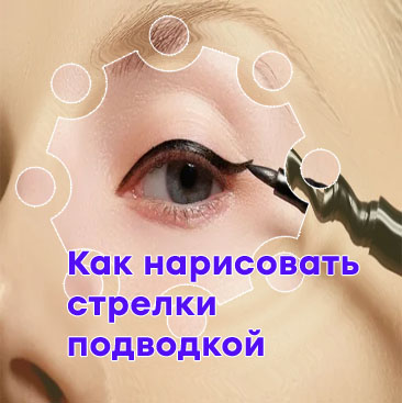 Как нарисовать глаза жидкой подводкой